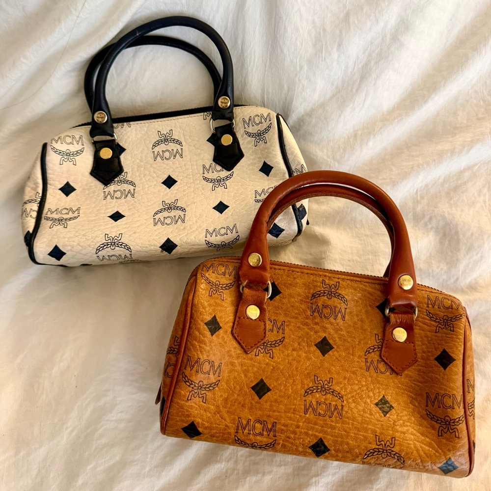 👑✅PRICE FIRM✅ AUTHENTIC MCM Visetos Mini Hand Bags Duo Set - Picture 5 of 17